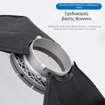 Softbox 60x90 cm με αποσπώμενο πλέγμα και κάλυμμα μαλακού φωτισμού για ζωντανές μεταδόσεις