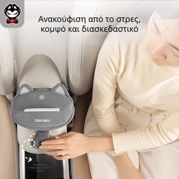 Μαλακό κουτί χαρτοπετσετών αυτοκινήτου με χαρακτήρα καρτούν — κρεμαστό διακοσμητικό για πίσω κάθισμα