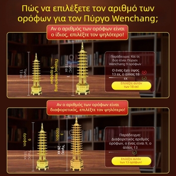 Πύργος από κράμα για γραφείο: διακόσμηση για προώθηση καριέρας και επιτυχία στις εξετάσεις