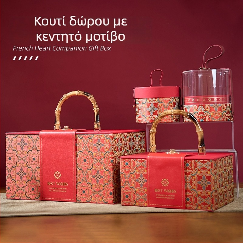 Πολυτελές κουτί δώρου για εταιρικά δώρα και εορταστική συσκευασία, κατάλληλο για δώρα σε υπαλλήλους, καθώς и για δώρα σε παρανυφάκια και κουμπάρους.