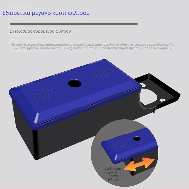 Υποβρύχια αντλία ενυδρείου, 3-σε-1: κυκλοφορία, οξυγονώση και θέρμανση, καθαρισμός νερού