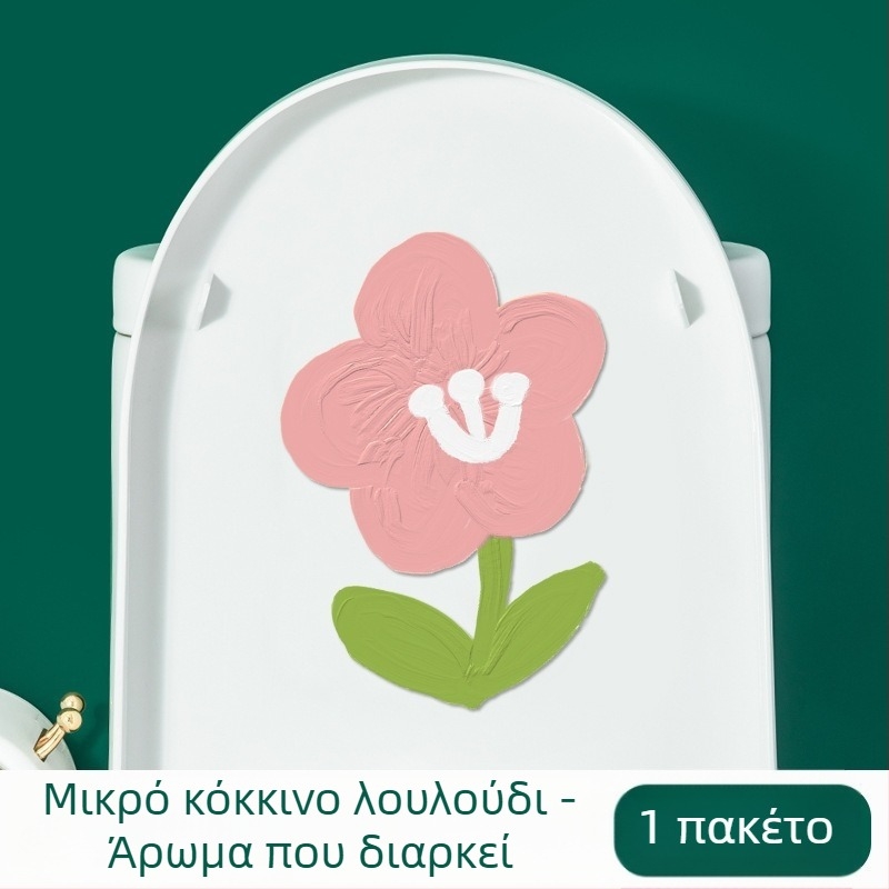 Φέλτ αυτοκόλλητο για τουαλέτα, μπάνιο — παχιά αυτοκόλλητη βάση με σχέδιο κινούμένων σχεδίων και αποσμητικό αποτέλεσμα