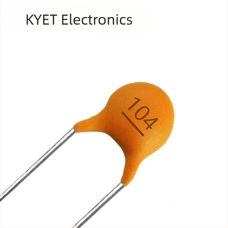 KYET CC104M 100V Κεραμικός πυκνωτής με άμεση σύνδεση, χαμηλής τάσης, 0,1 µF (104M), οικολογικός τύπος chip