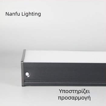 LED γραμμικό φως ταινίας 1200×70 мм για γραφεία, λιανική, αίθουσες διδασκαλίας και εστιατόρια
