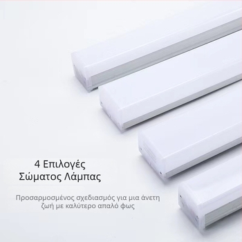 LED γραμμικό φωτιστικό γραφείου με πέντε πλευρές, τετράγωνο προφίλ οροφής, χωρίς ραφές