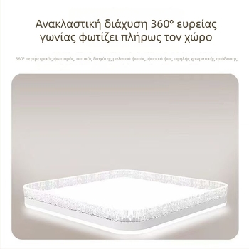 Φωτιστικό οροφής LED για σαλόνι και τραπεζαρία, πλήρες φάσμα προστασίας ματιών, μοντέρνος μινιμαλιστικός σχεδιασμός