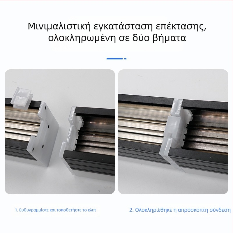LED πενταπρόσωτη λωρίδα φωτισμού με αλουμινένιο περίβλημα, διαστάσεις 1200x70x75 mm, κατάλληλη για γραφεία, αίθουσες συσκέψεων, γυμναστήρια και εμπορικά κέντρα