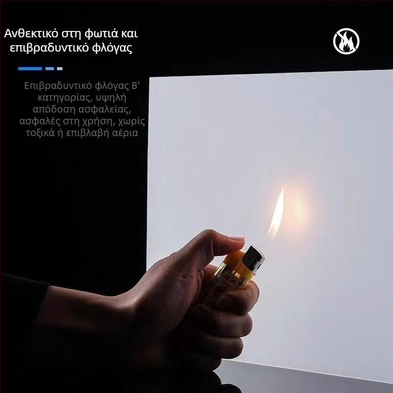 LED ακρυλικό πάνελ οροφής λαμπτήρα με αντι-ανακλαστικό κάλυμμα και διαχυτικό φιλμ για απαλό φως