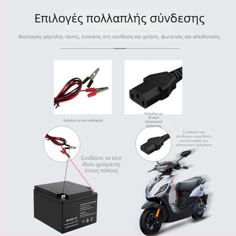 12V χαμηλής τάσης πλήρως πλαστικός λαμπτήρας καθαρισμού με ενσωματωμένο LED φθορισμού σωλήνα για νυχτερινό φωτισμό