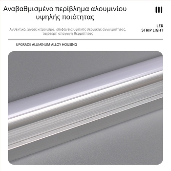 Λαμπτήρας LED ενσωματωμένος με βραχίονα και διακόπτη για γραφείο, εξοικονόμηση ενέργειας και προστασία ματιών, σωλήνας LED T5/T8