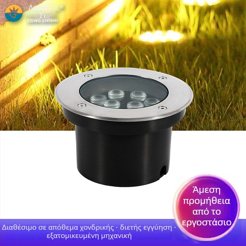 LED υπόγειο εξωτερικό φως, εντοιχισμένο διακοσμητικό τετράγωνο φωτιστικό για πλατείες, πάρκα και αυλές