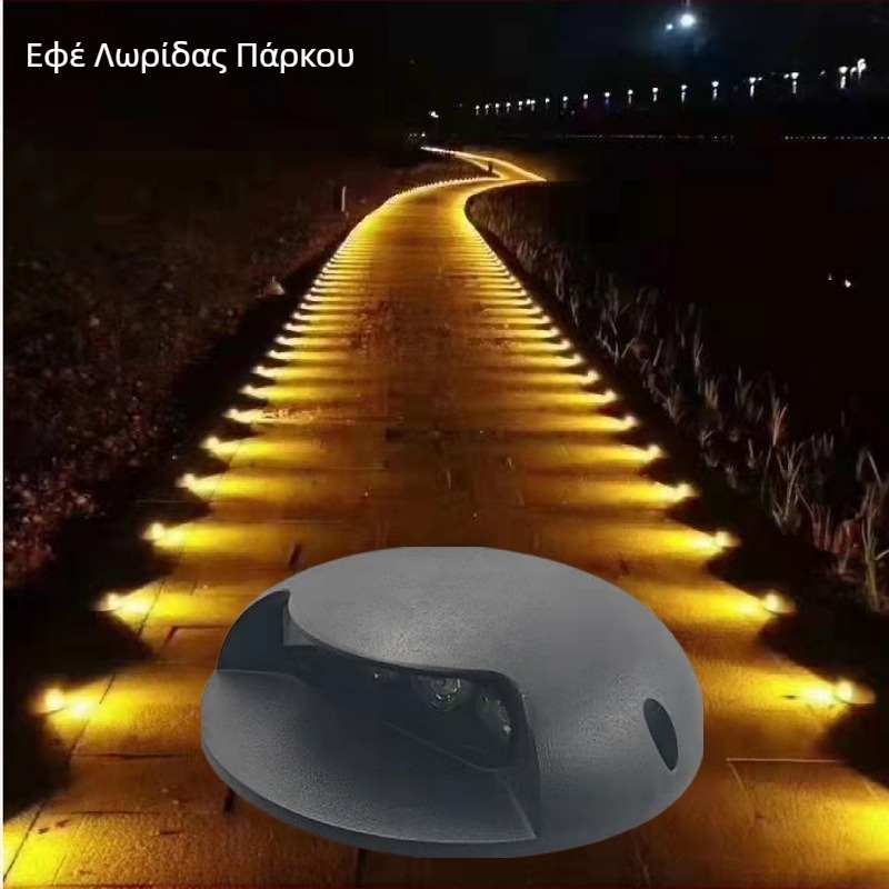 Εξωτερικό LED φως διαδρομών για πάρκα και τοπία, RGB DMX512 φως αλλαγής χρώματος, φωτιστικό σκάλας, IP66 αλουμινένιο περίβλημα