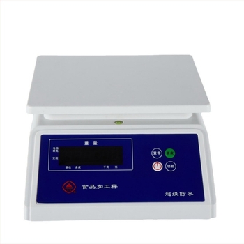 D8 αδιάβροτη ψηφιακή ζυγαριά κουζίνας, 3–30 kg, δίσκος 255×200 mm, για επεξεργασία τροφίμων και θαλασσινά