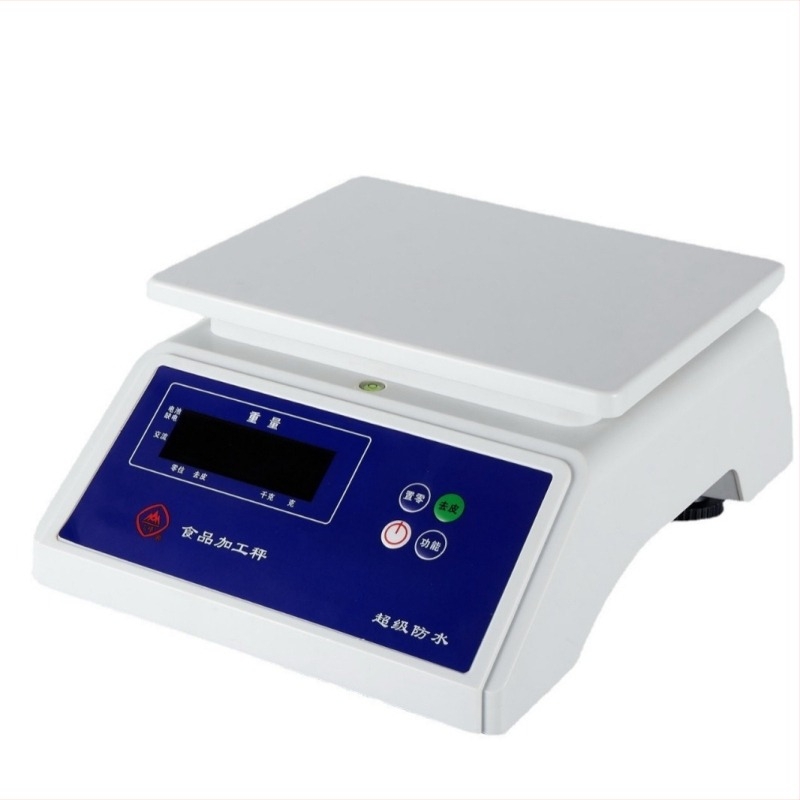 D8 αδιάβροτη ψηφιακή ζυγαριά κουζίνας, 3–30 kg, δίσκος 255×200 mm, για επεξεργασία τροφίμων και θαλασσινά