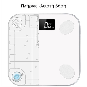 Ηλεκτρονική ζυγαριά σώματος με μέτρηση λίπους και βάρους, υψηλής ακρίβειας, μεγάλο μέγεθος, οικιακή χρήση για ενήλικες