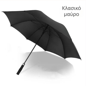 Μεγάλη ομπρέλα γκολφ με προσαρμοσμένο λογότυπο, αυτόματη έναρξη, ίσιος σωλήνας και καμπύλη λαβή