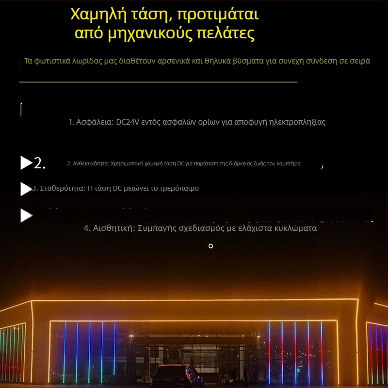 Εξωτερικό αδιάβροχο LED γραμμικό φως 12W για επιγραφές και περιγράμματα μαρκητών και κιγκλιδωμάτων — σκληρή LED λωρίδα