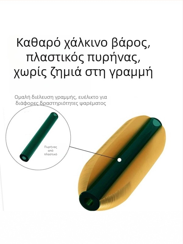 Σετ Seven-Star γραμμής φλοτ για crucian carp — πλήρες βασικό σετ γραμμής με μεγάλα ορατά φλοτ-μπάλες