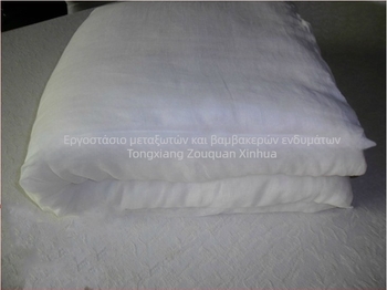 Κουβέρτα-θήκη από 100% βαμβακερή γάζα με φερμουάρ, μονόχρωμη, με κορδόνια στις γωνίες, απαλό στο δέρμα, διάσταση 40x40
