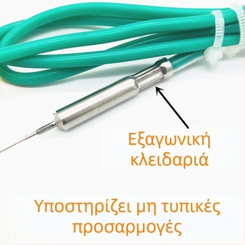 Θερμοζεύξη τύπου Κ με θωρακισμένο καλώδιο, πράσινη σιλικόνη μόνωση, αισθητήρας θερμοκρασίας και ζώνη μέτρησης, ακριβής μέτρηση θερμοκρασίας