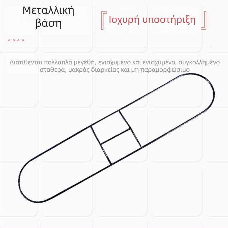 Αξεσουάρ για σφουγγαρίστρα: παχύτερη μονή ράβδος, περιστρεφόμενος προσαρμογέας, μεταλλικός σκελετός, πλαίσιο σκόνης, στηριγμα για σφουγγαρίστρα