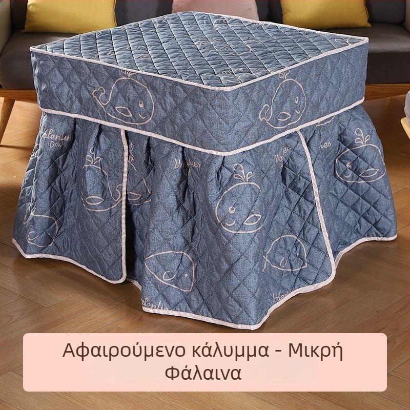 Τετράγωνη παχιά προστατευτική κάλυψη τραπεζιού θέρμανσης για οικιακή χρήση — καθολική κάλυψη για ηλεκτρικό τραπεζάκι καφέ και μηχανή ματζονγ