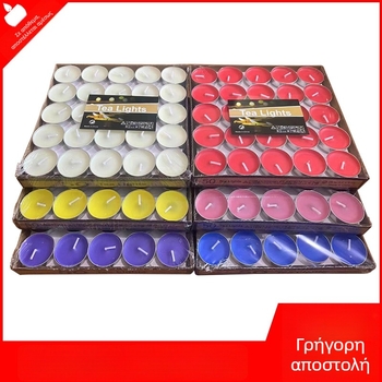 50 χωρίς καπνό κυκλικές παραφινό tea light, 5 g ανά κερί, για ρομαντική εξομολόγηση και πρόταση γάμου, αρωματοθεραπεία δωματίου