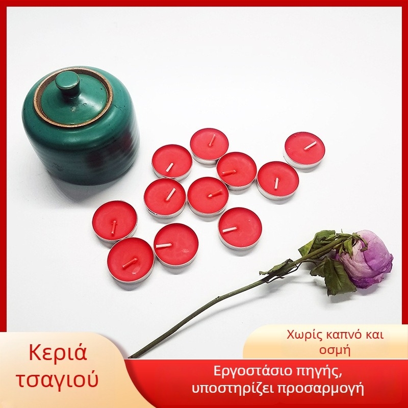 50 χωρίς καπνό κυκλικές παραφινό tea light, 5 g ανά κερί, για ρομαντική εξομολόγηση και πρόταση γάμου, αρωματοθεραπεία δωματίου