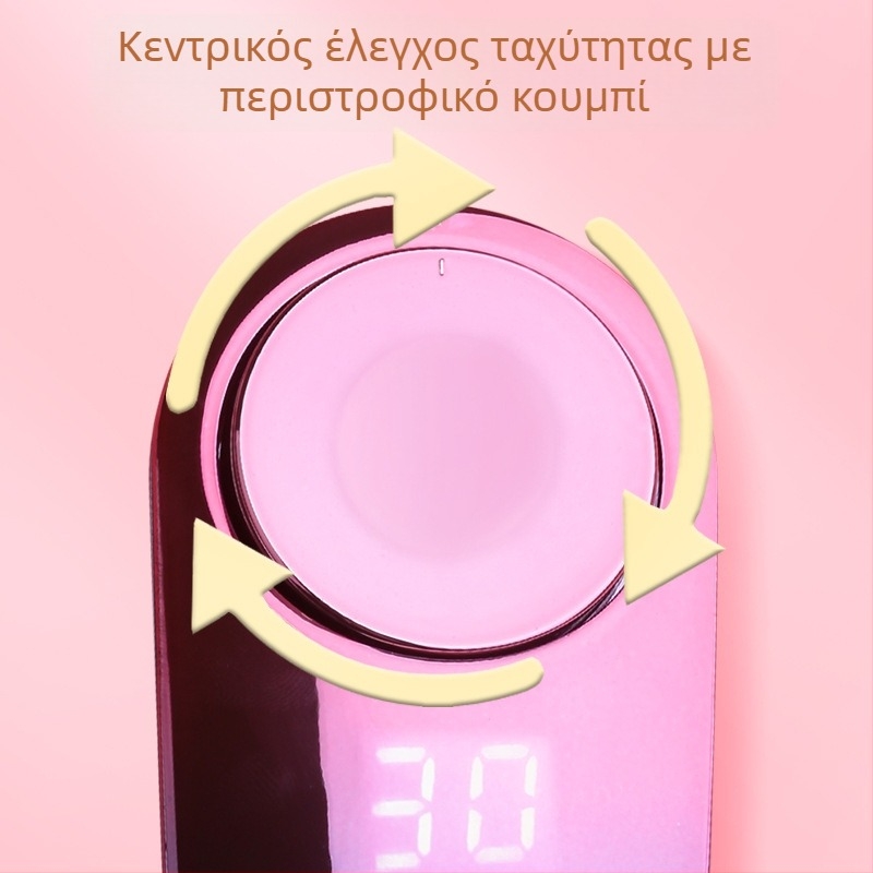 P10 επαναφορτιζόμενη συσκευή γυαλίσματος νυχιών με αντικαταστάσιμη κεφαλή, φορητό εργαλείο διαμόρφωσης νυχιών