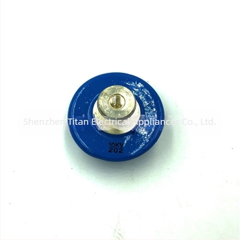 DT40 202 10KV κεραμικός διηλεκτρικός πυκνωτής φίλτρου αστραπών υψηλής τάσης, τύπου κουμπί