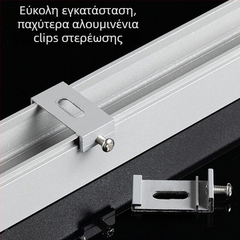 LED εξωτερικό φως περιγράμματος κτιρίων, προστατευτικών κιγκλιδωμάτων και γεφυρών – αδιάβροχο γραμμικό φως, DC24V, IP67, μήκος 1000 mm, γωνία δέσμης 120°, DMX512 ρυθμιόμενο, αλουμινένιο περίβλημα, μονοχρωματικό ή έγχρωμο