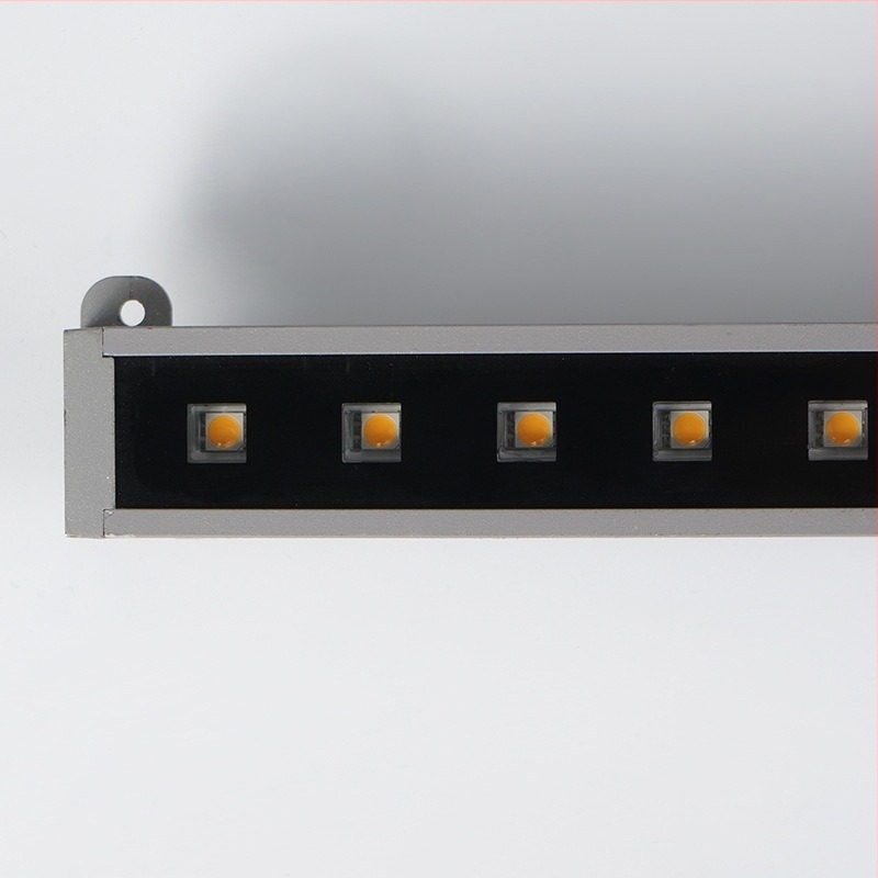 LED γραμμικό εξωτερικό φως με αντιθαμβωτικό φωτισμό, 24V, αδιάβροχο — εξωτερικός φωτισμός τοίχων με πολύχρωμο περίγραμμα