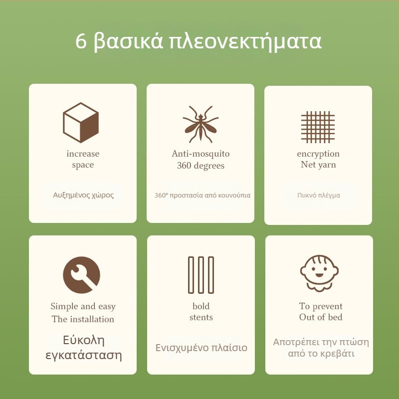 Κυλινδρική κουνουπιέρα κρεβατιού σε στυλ γιούρτ από Μογγολία, με τρεις πόρτες, για μονό ή διπλό κρεβάτι, χωρίς εγκατάσταση, πολυεστέρας, για στρώματα 1,5–1,8 m