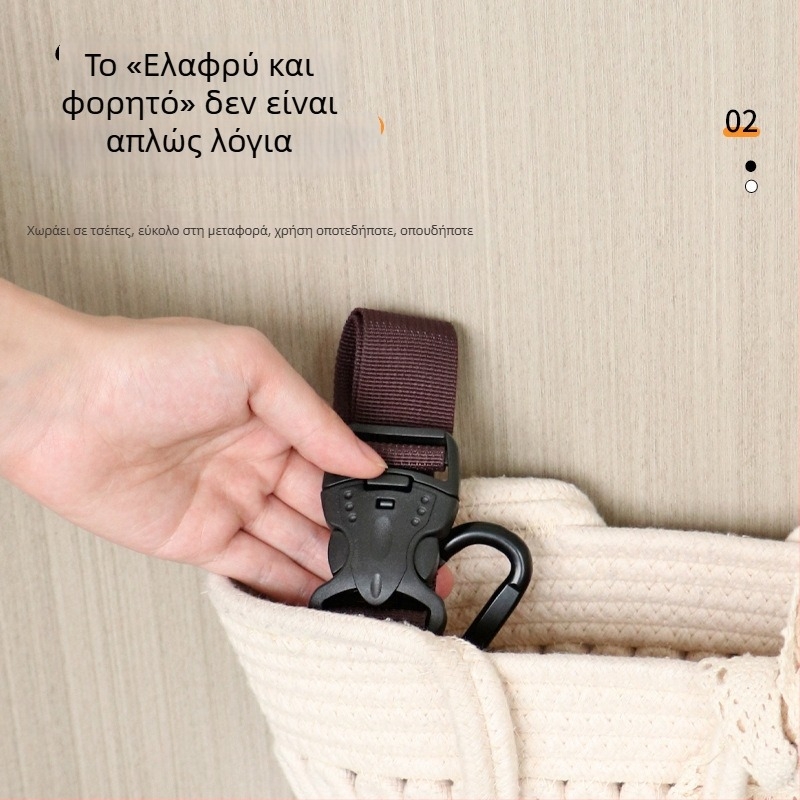 Ρυθμιζόμενος ιμάντας αποσκευών με εξωτερική αγκράφα και άγκιστρο για επαγγελματικά ταξίδια
