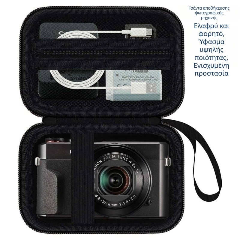 Τσαντάκι κάμερας EVA συμβατό με Canon G7X Mark II, G7X Mark III και G9 X Mark II