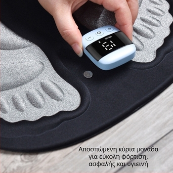 EMS μασάζ ποδιού σε μαξιλαράκι με μικρορεύμα για σημεία βελονισμού, οικιακή φυσικοθεραπεία, ασύρματο τηλεχειριστήριο