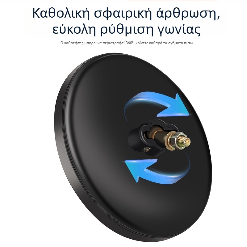 Σετ καθρεφτών οπισθοπορείας για ηλεκτρικό τρίκυκλο και καραβάνι — Μεγάλος κυκλικός καθρέφτης, Μικρός κυκλός καθρέφτης, Κυρτός καθρέφτης, Ανακλαστήρας τεσσάρων τροχών