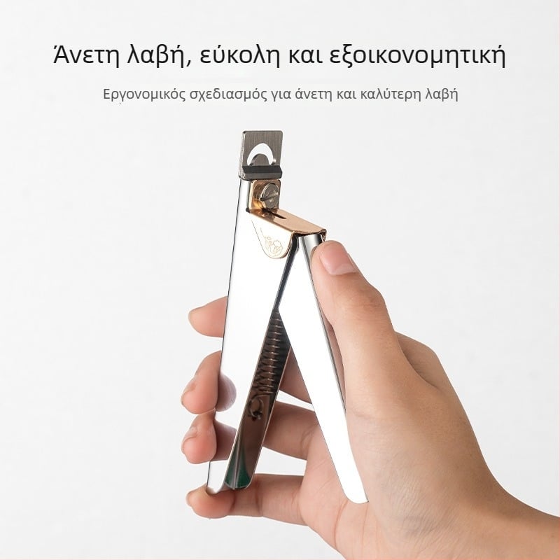 Ψαλίδια περιποίησης νυχιών από ανοξείδωτο ατσάλι, με άκρες U-σχήματος και τετράγωνα, για γαλλικό μανικιούρ