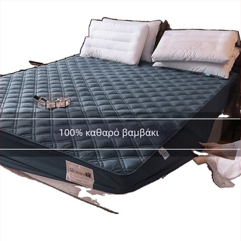 100% βαμβακερό σεντόνι με quilted γέμισμα, αντιολισθητικό, παχύ, κάλυμμα κρεβατιού και προστατευτικό στρώματος από σκόνη
