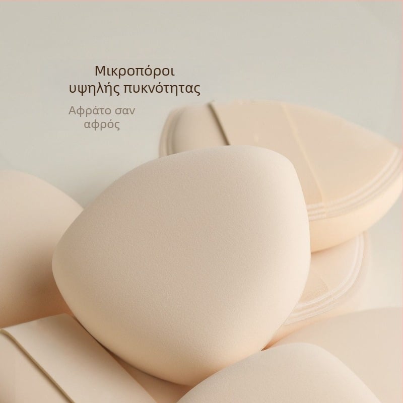 Μαλακός σφουγγάρι μακιγιάζ cushion με mousse γάλακτος, μη απορροφητικό, διπλή συσκευασία