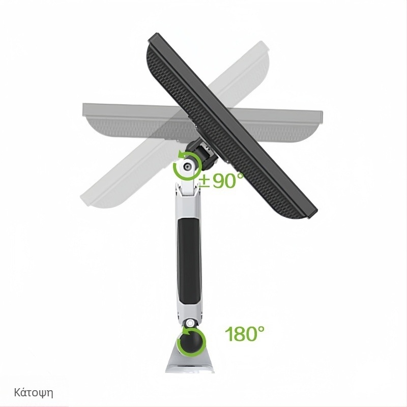 Gibbon GM111W 27 ιντσών βραχίονας τοίχου για οθόνη με πνευματική ανύψωση, τηλεσκοπική ρύθμιση ύψους και περιστροφή