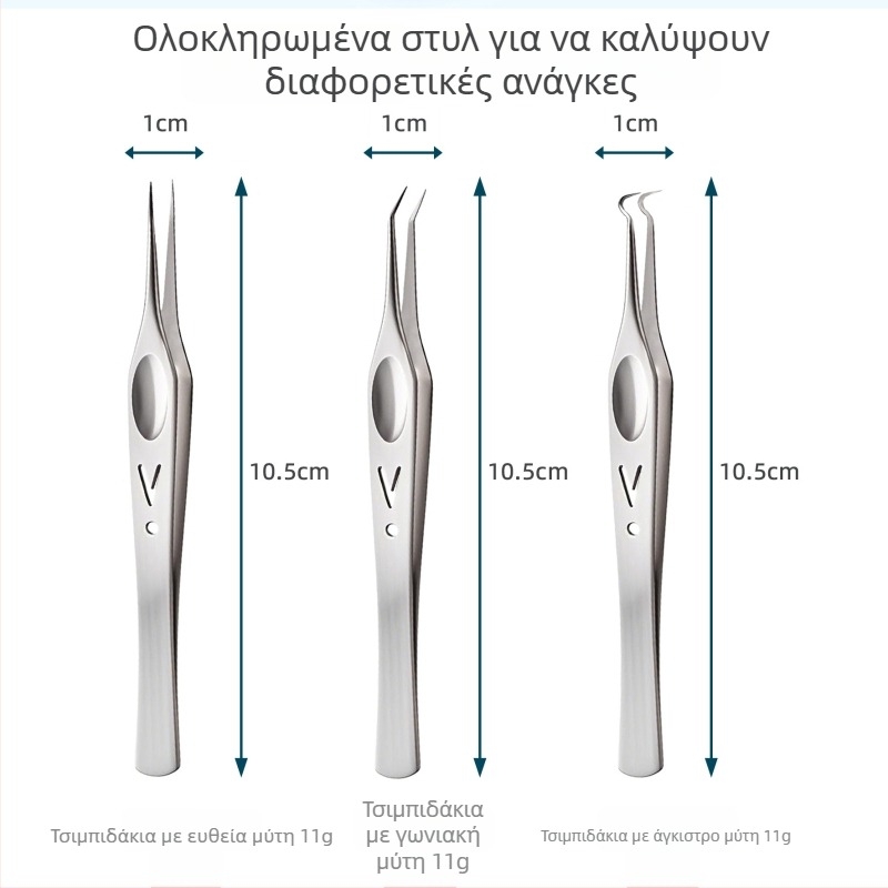 Σετ εργαλείων ακμής από ανοξείδωτο ατσάλι Zhongwei – κλιπ ακμής, βελόνες ακμής, βελόνες μαύρων πόρων, προσαρμοσμένο κιτ υψηλής ακρίβειας