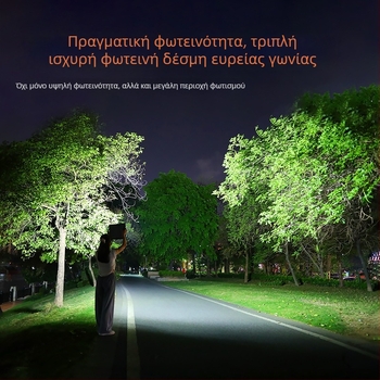 Ηλιακός εξωτερικός LED προβολέας με τριπλής πλευρικής εκπομπής, υπερλαμπρή φωτεινότητα υψηλής ισχύος για οικιακή χρήση και αγροτικούς δρόμους