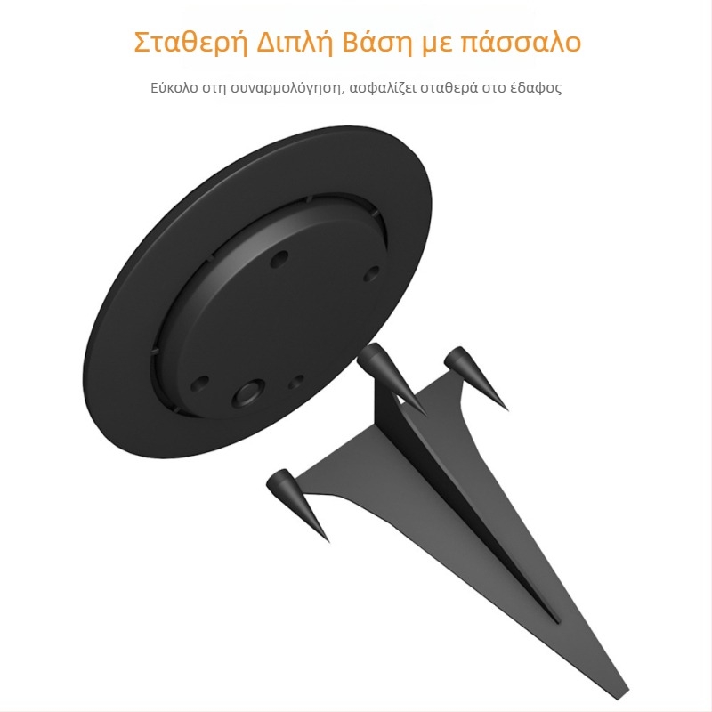 LED φως τοπίου εξωτερικού χώρου με ηλιακή ενέργεια – αδιάβροχο κήπου διακόσμητικό φως με πολύχρωμη ατμόσφαιρα