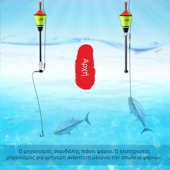 Haiyu Αυτόματο fishing float σετ — πλήρες κιτ εξοπλισμού