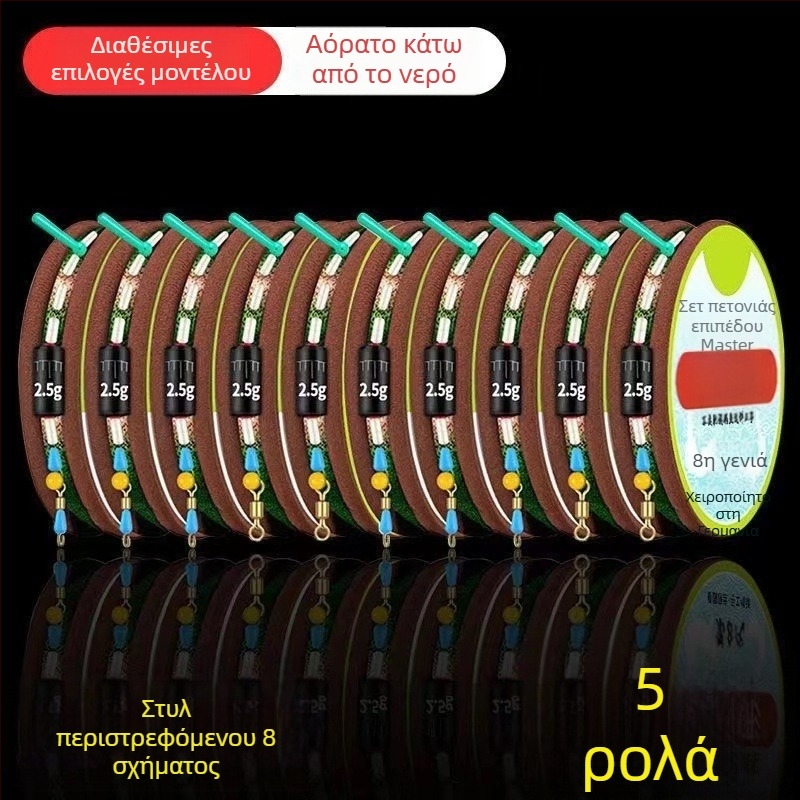 Ολοκληρωμένο σετ κύριας γραμμής αλιείας για πλατφόρμα άγριου ψαρέματος με εργαλεία