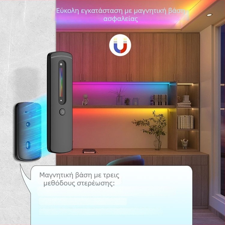 C04RF Χαμηλής τάσης ρυθμιστής RGBW LED λωρίδας με υπερλεπτό τηλεχειριστήριο αφής, 2,4 GHz RF