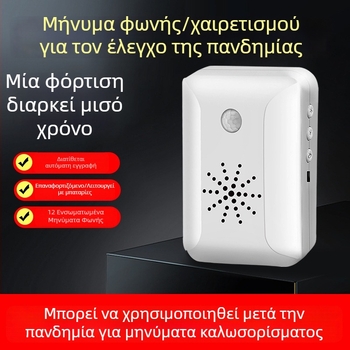 Κουδούνι πόρτας με IR αισθητήρα και φωνητική ειδοποίηση – για καταστήματα και κατοικίες.