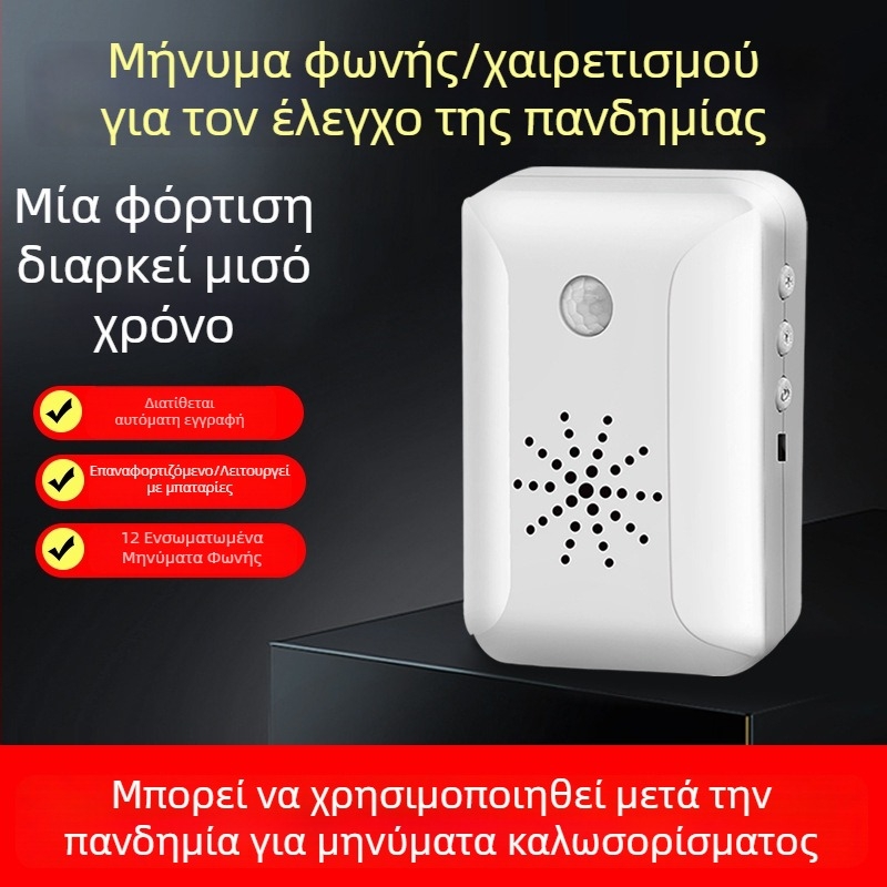 Κουδούνι πόρτας με IR αισθητήρα και φωνητική ειδοποίηση – για καταστήματα και κατοικίες.