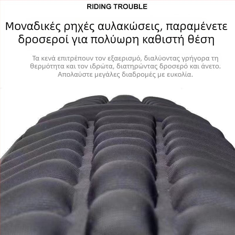 Κάλυμμα καθίσματος μοτοσικλέτας με απορρόφηση κραδασμών, θερμική μόνωση και διαπνοή; παχύτερη επένδυση καθίσματος για ηλεκτρικά ποδήλατα και σκούτερ; προστασία από τον ήλιο; κατάλληλο για όλες τις εποχές